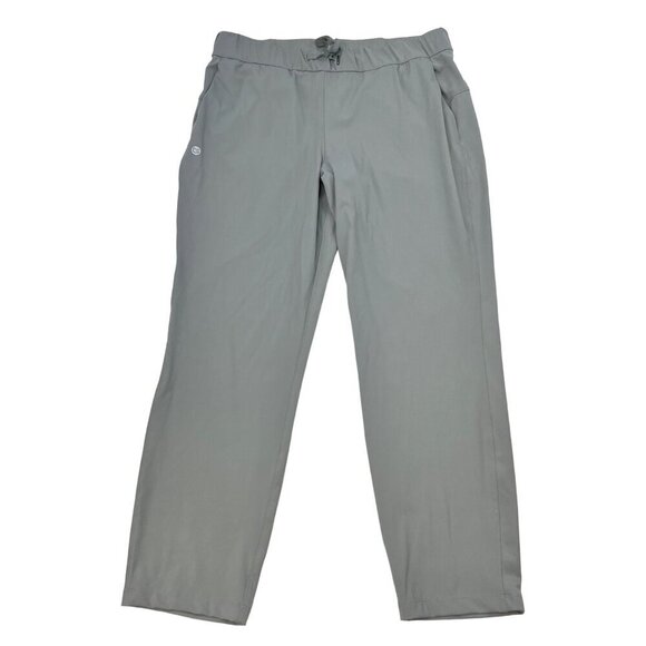 G Gradual Women’s Drawstring Straight Leg Pants Gray L NWT Sport Lounge - Picture 1 of 9